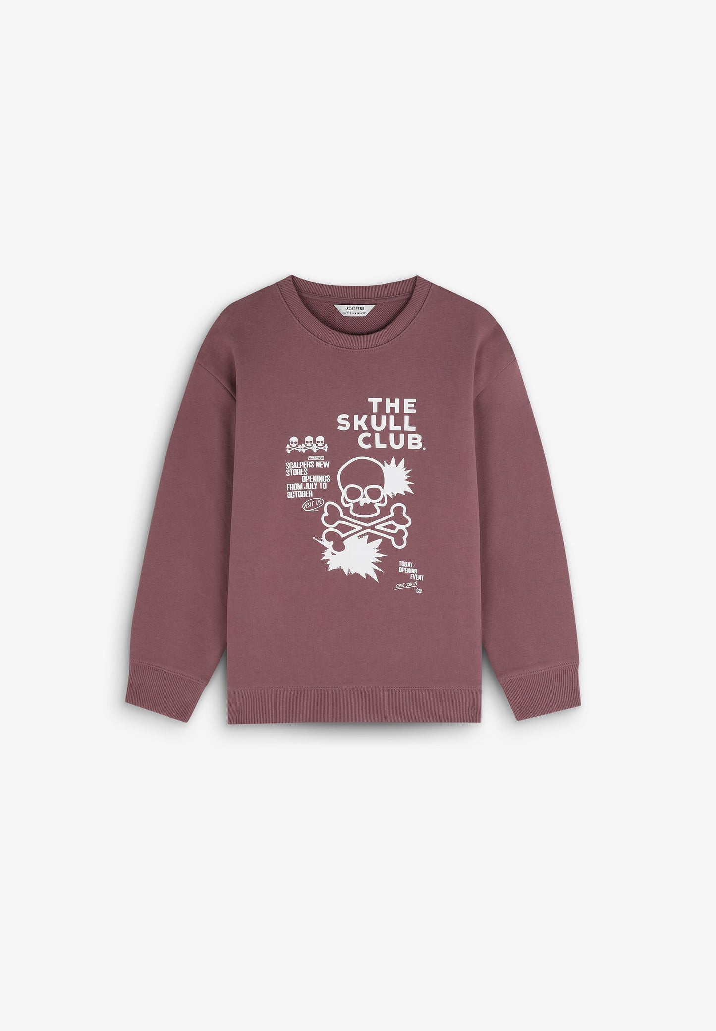 SKULL CLUB LOGO SWEATSHIRT