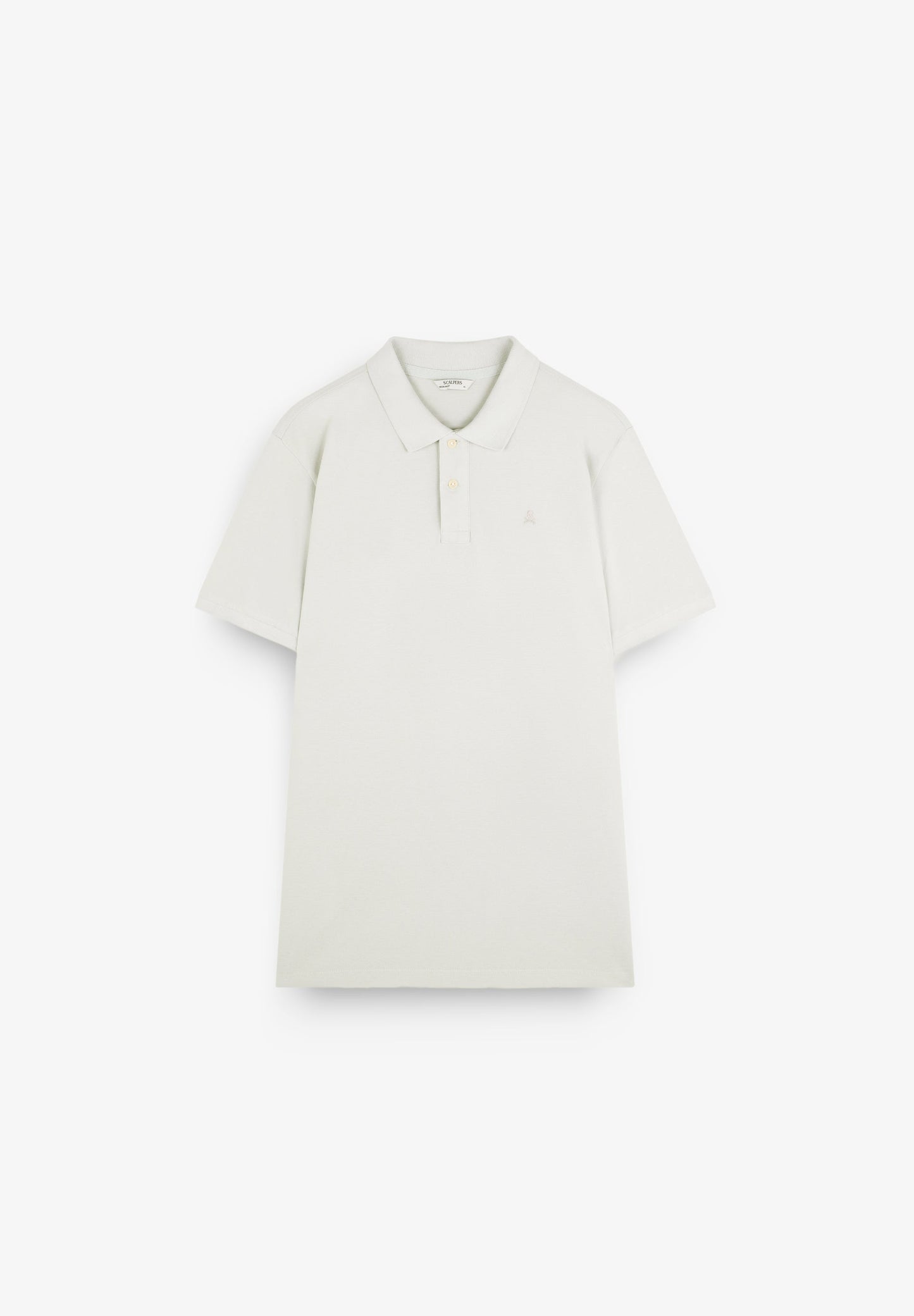 BASIC POLO SHIRT WITH SKULL DETAIL