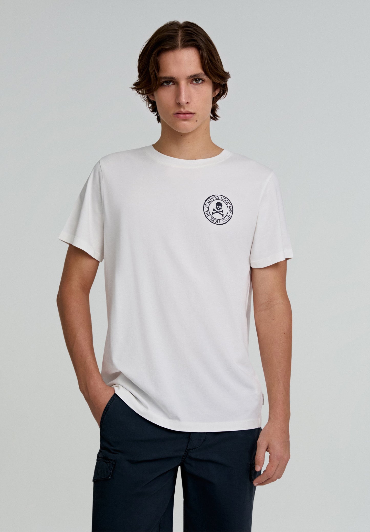 T-SHIRT WITH SKULL ON BACK