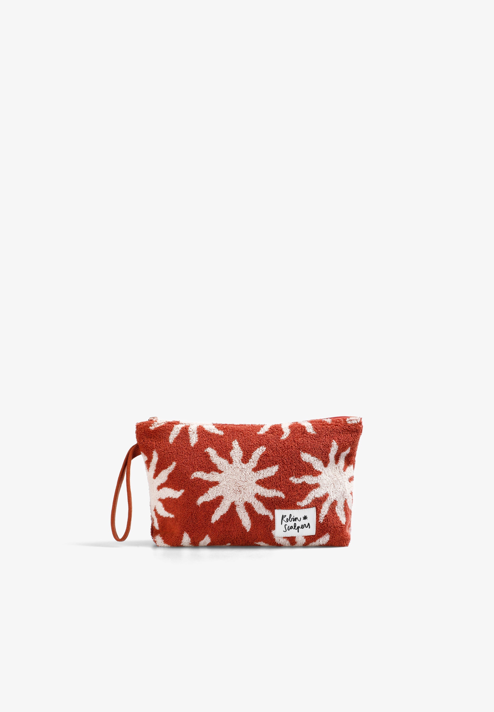 PRINTED TERRY TOILETRY BAG | ROBIN X SCALPERS