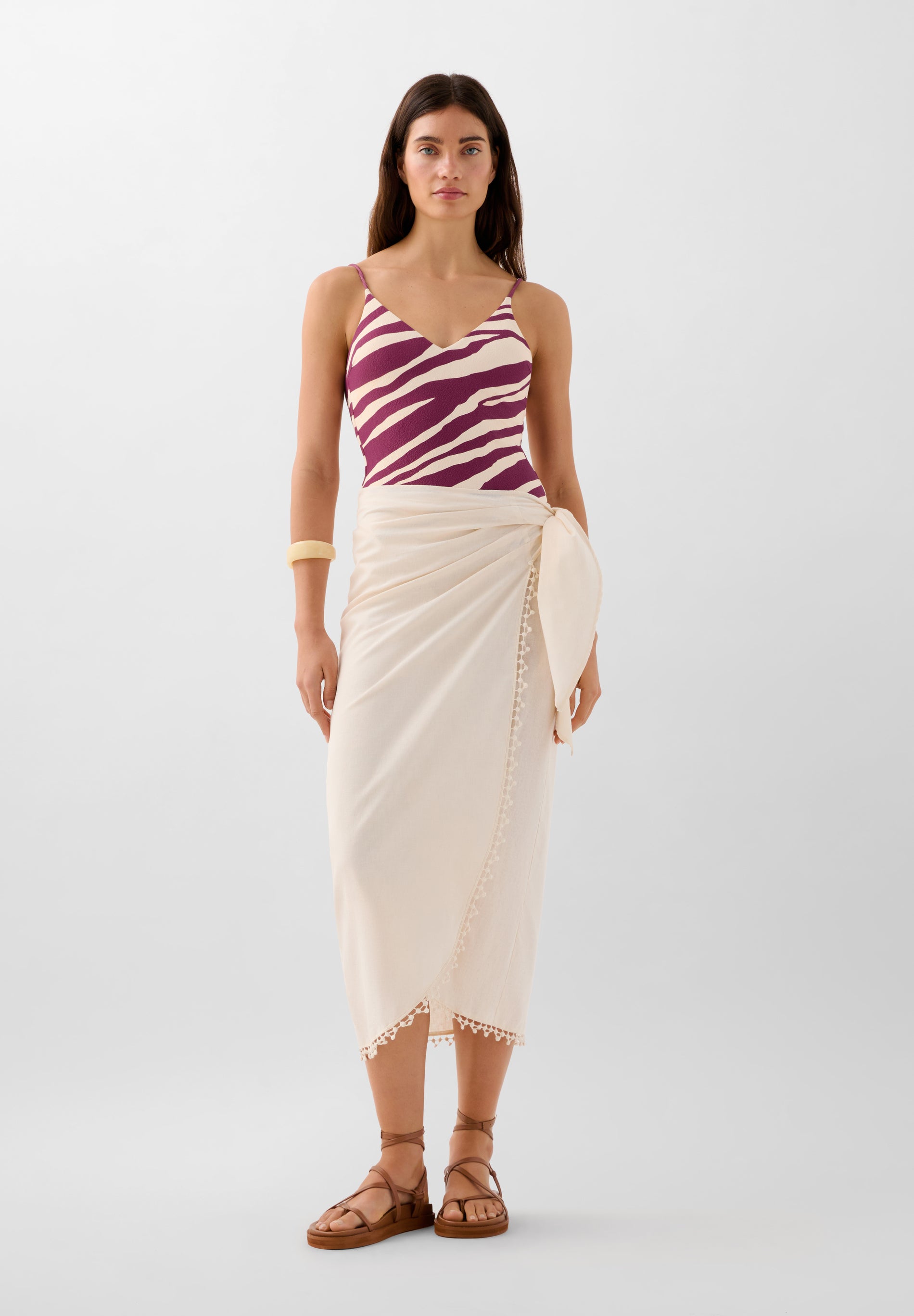 LINEN SARONG SKIRT