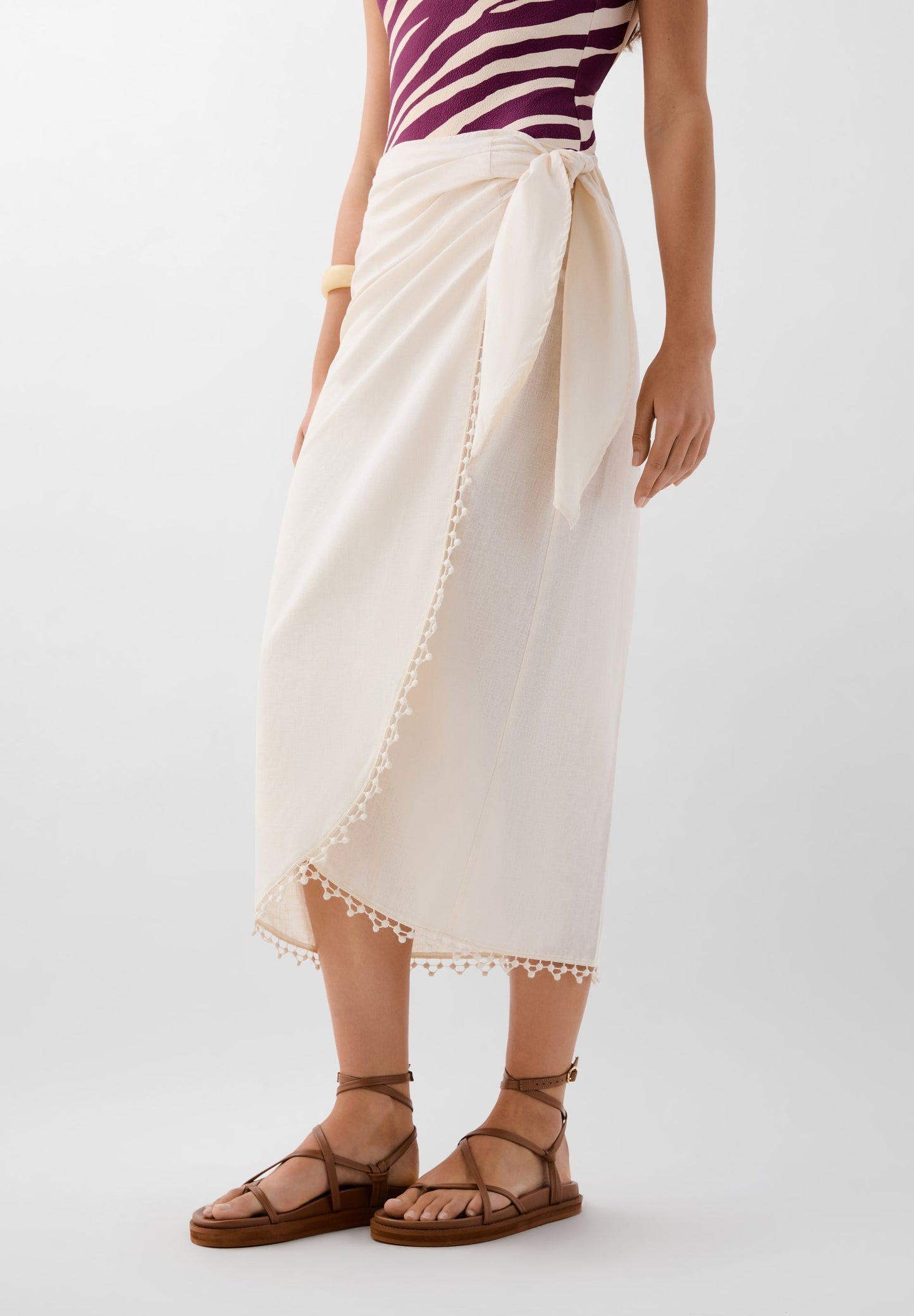 LINEN SARONG SKIRT