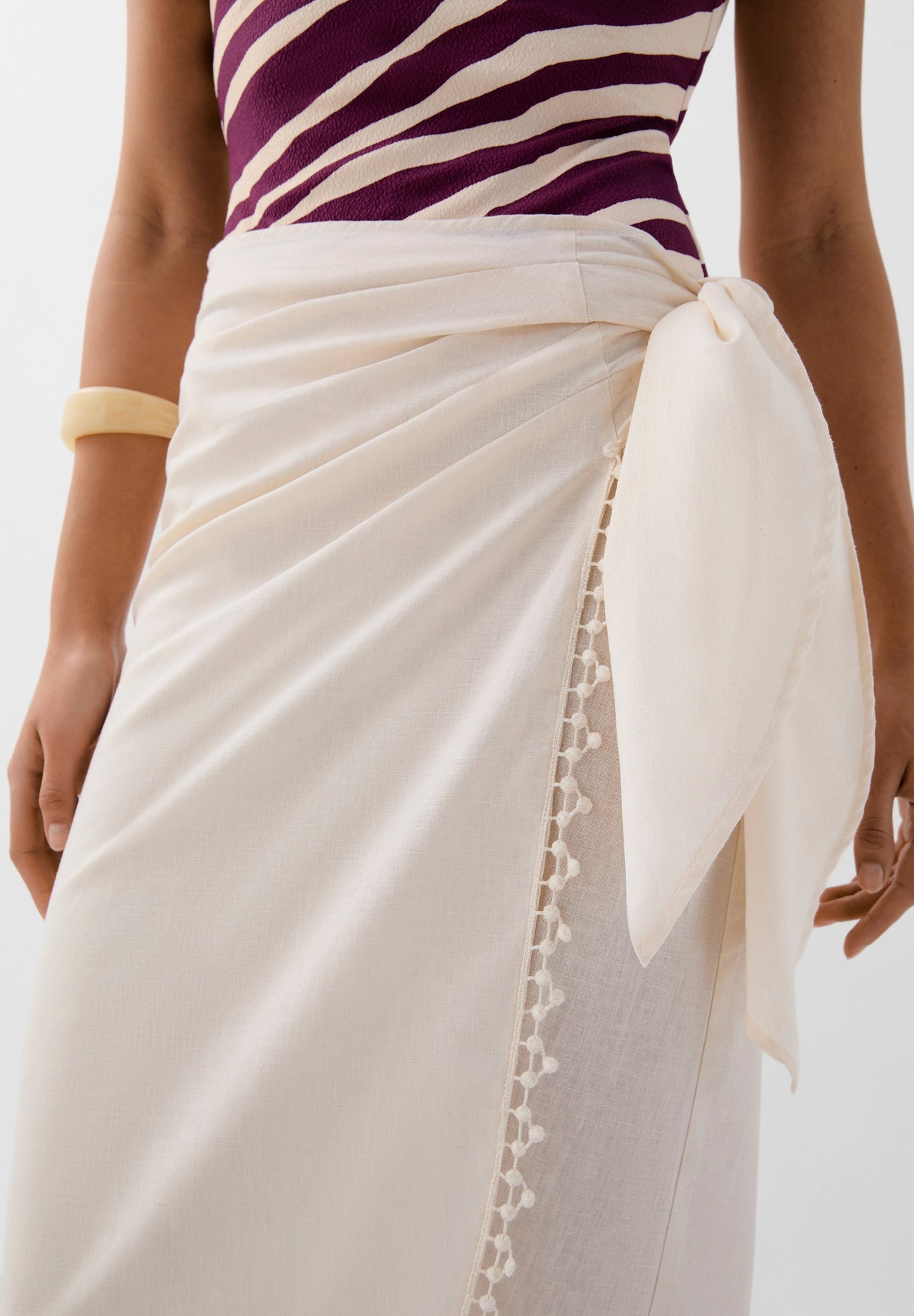 LINEN SARONG SKIRT