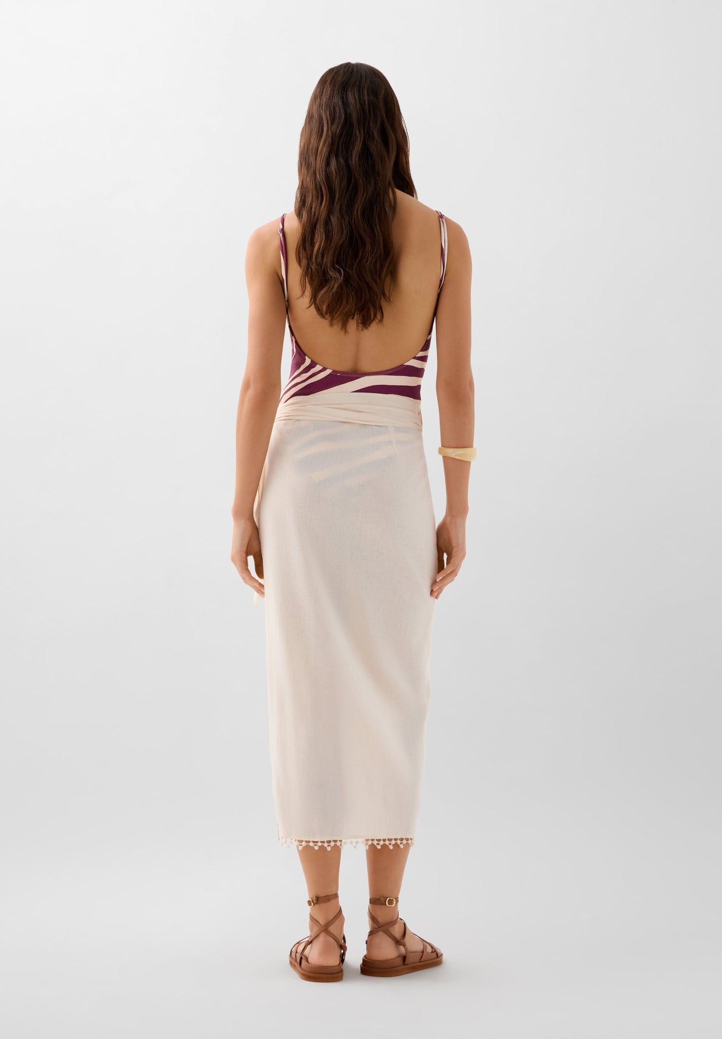 LINEN SARONG SKIRT