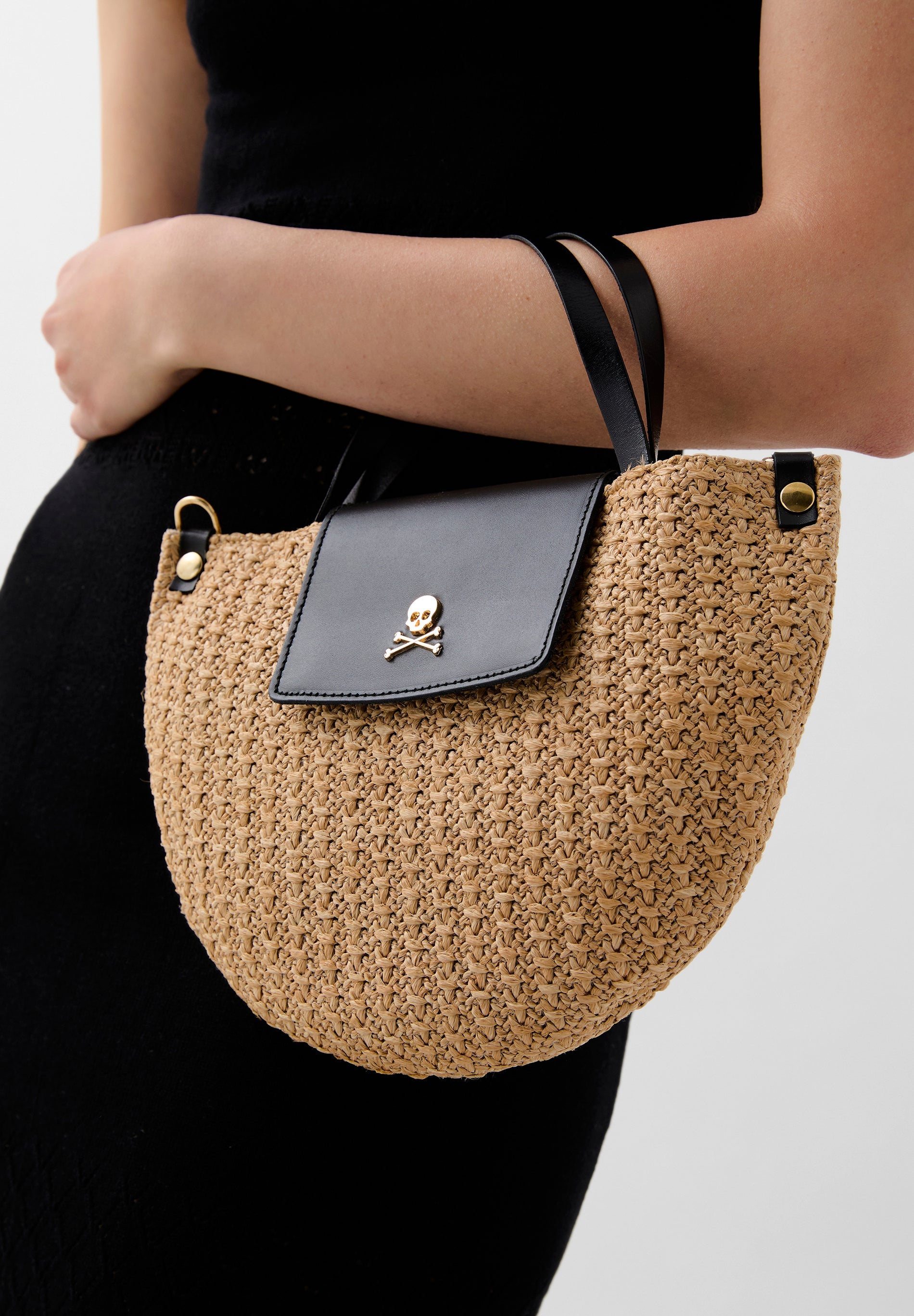 MOON RAFIA BAG