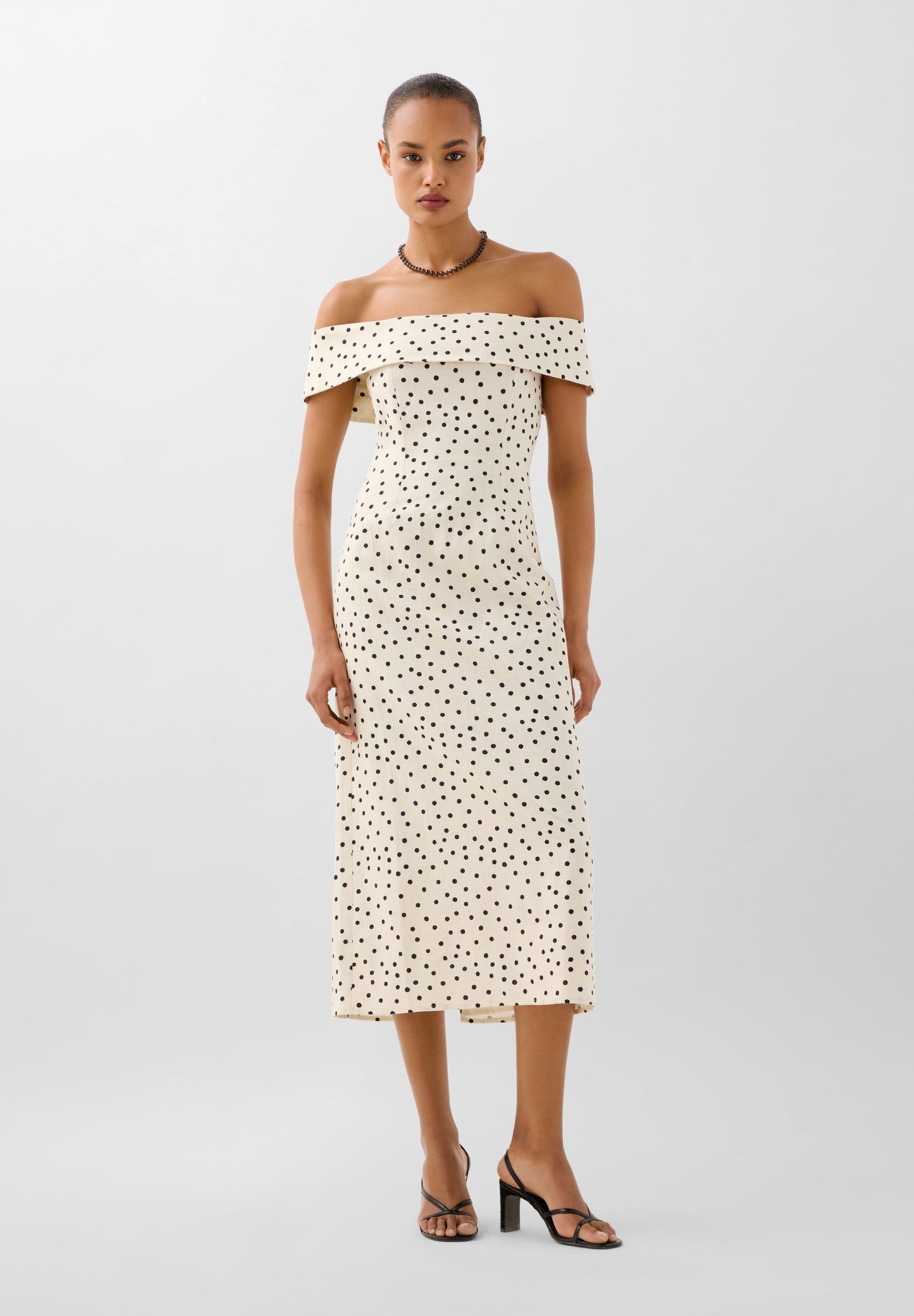 SCFAIRSTRAPLESSLINEN DRESS