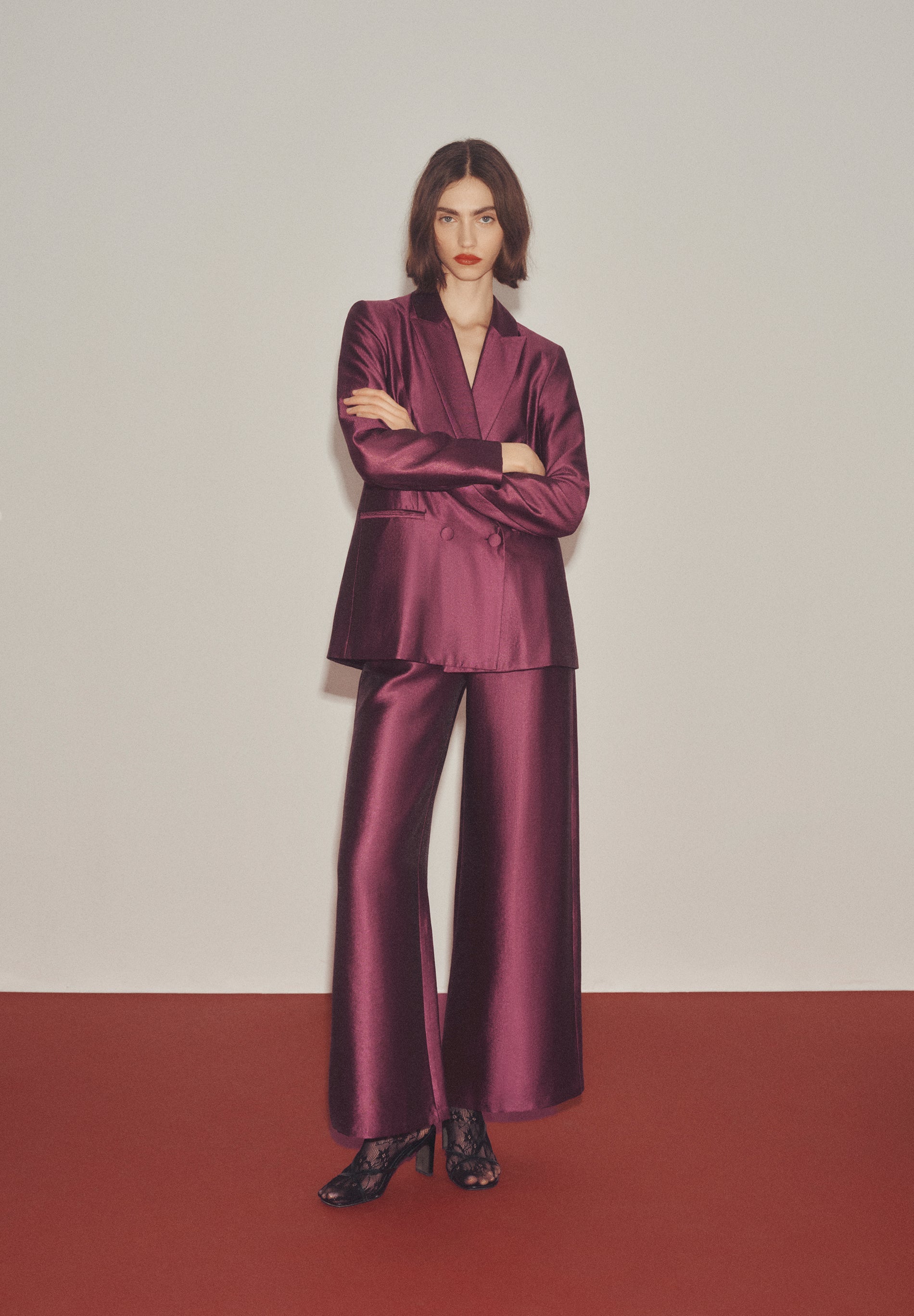 SATIN CULOTTE TROUSERS