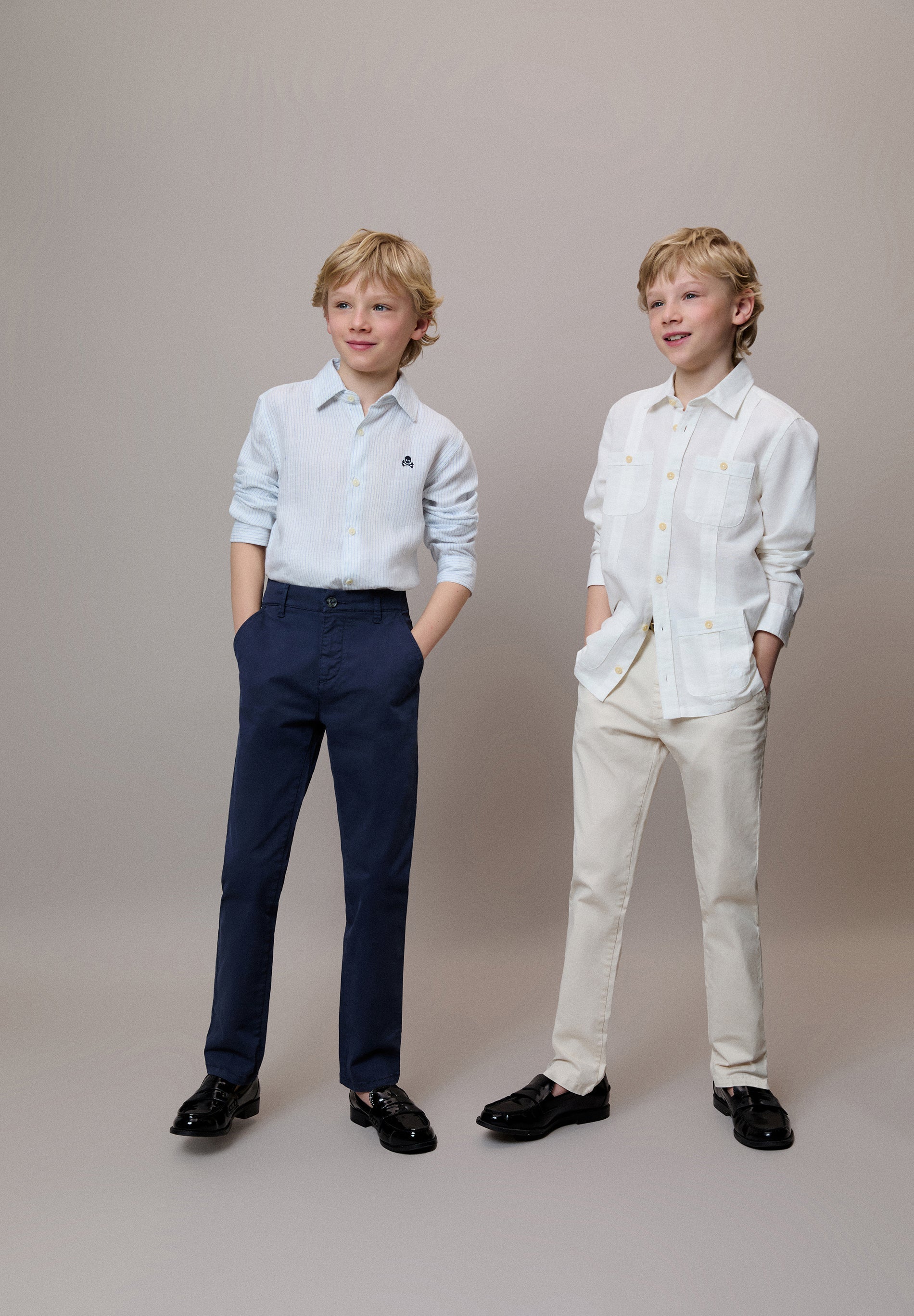 SCNANTE LINEN SHIRT KIDS