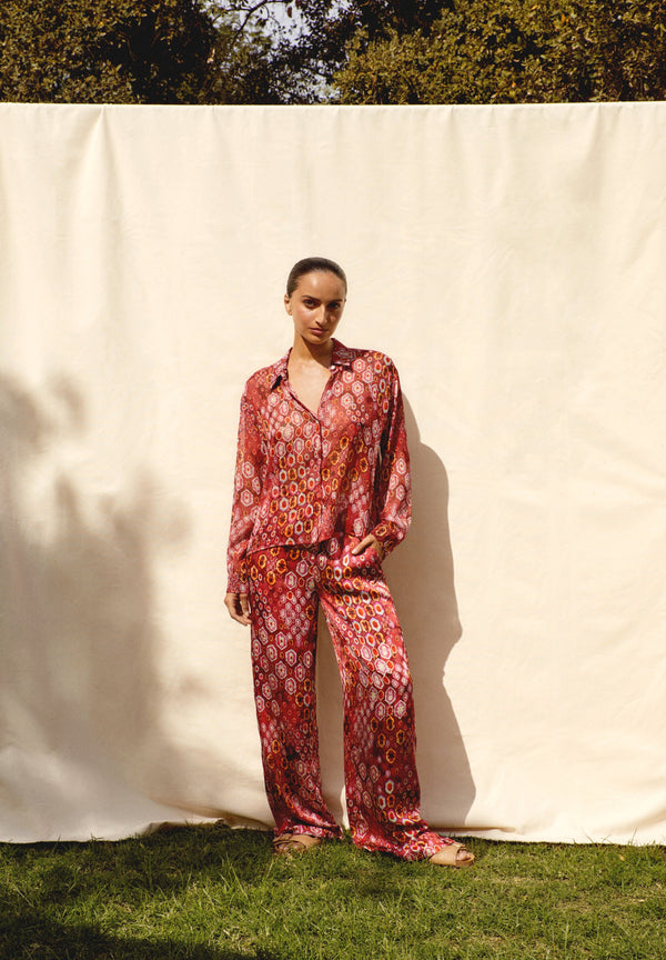 FLOWING ETHNIC TROUSERS