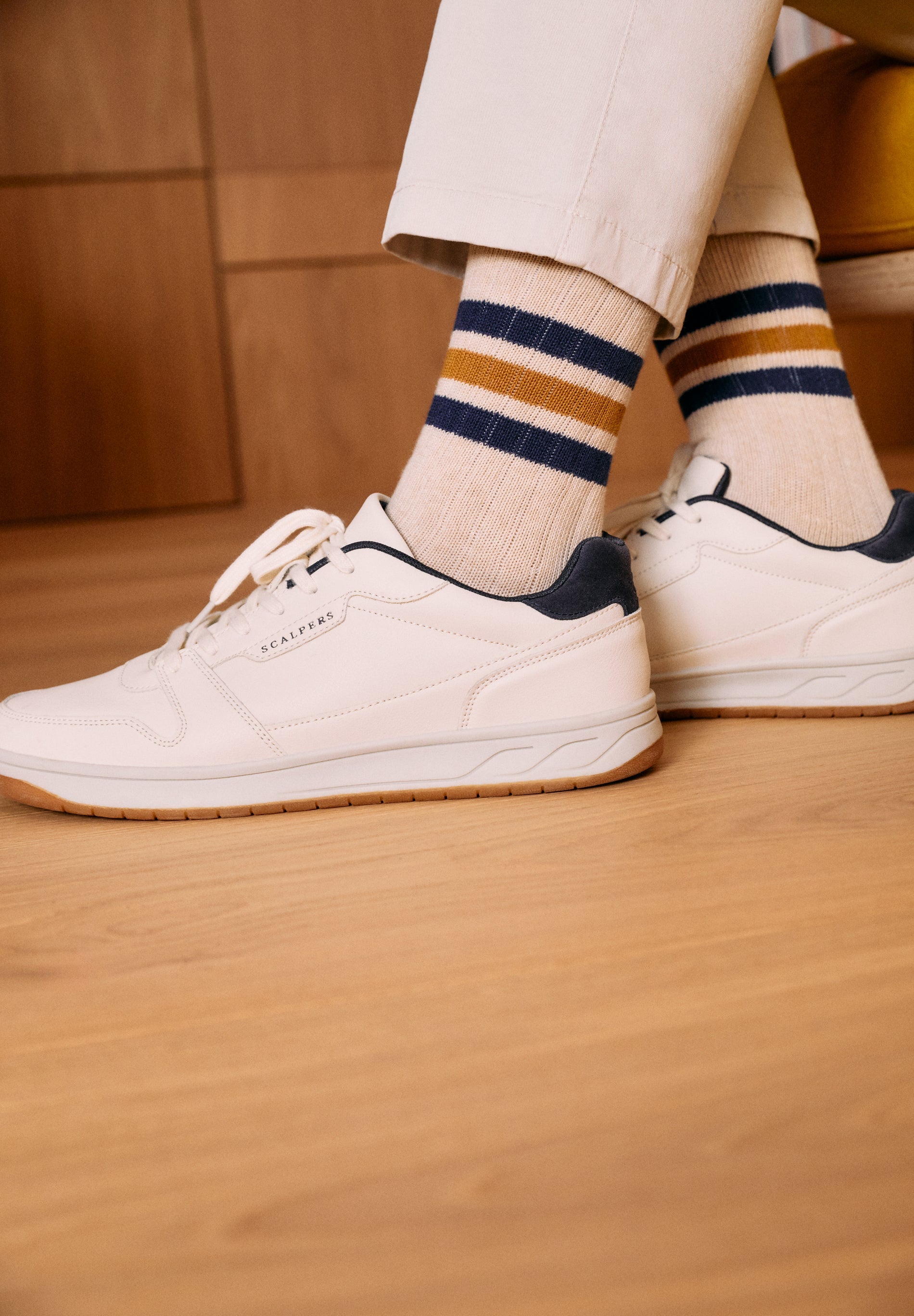 SNEAKERS WITH LOGO LABEL