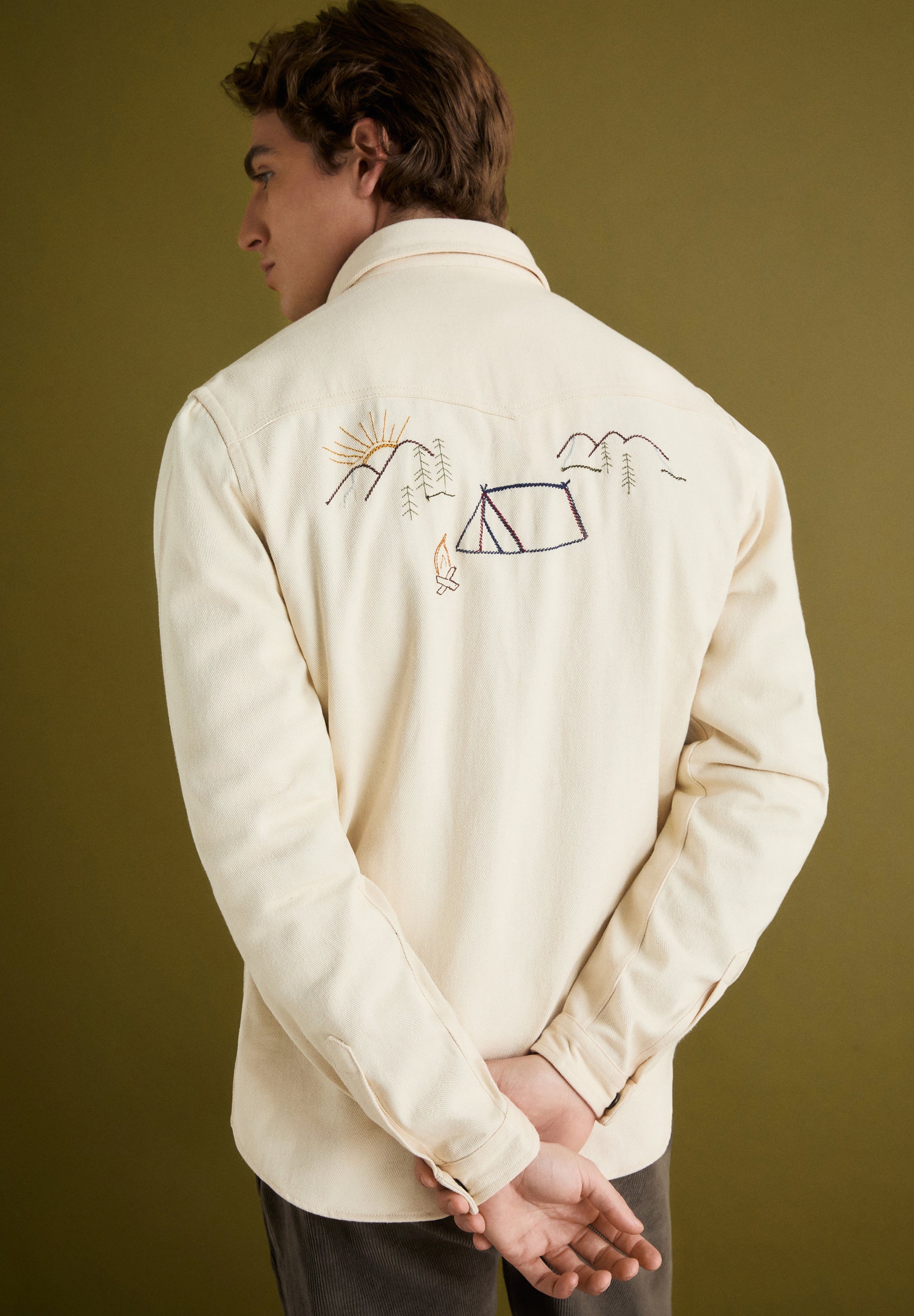 EMBROIDERED COTTON JACKET