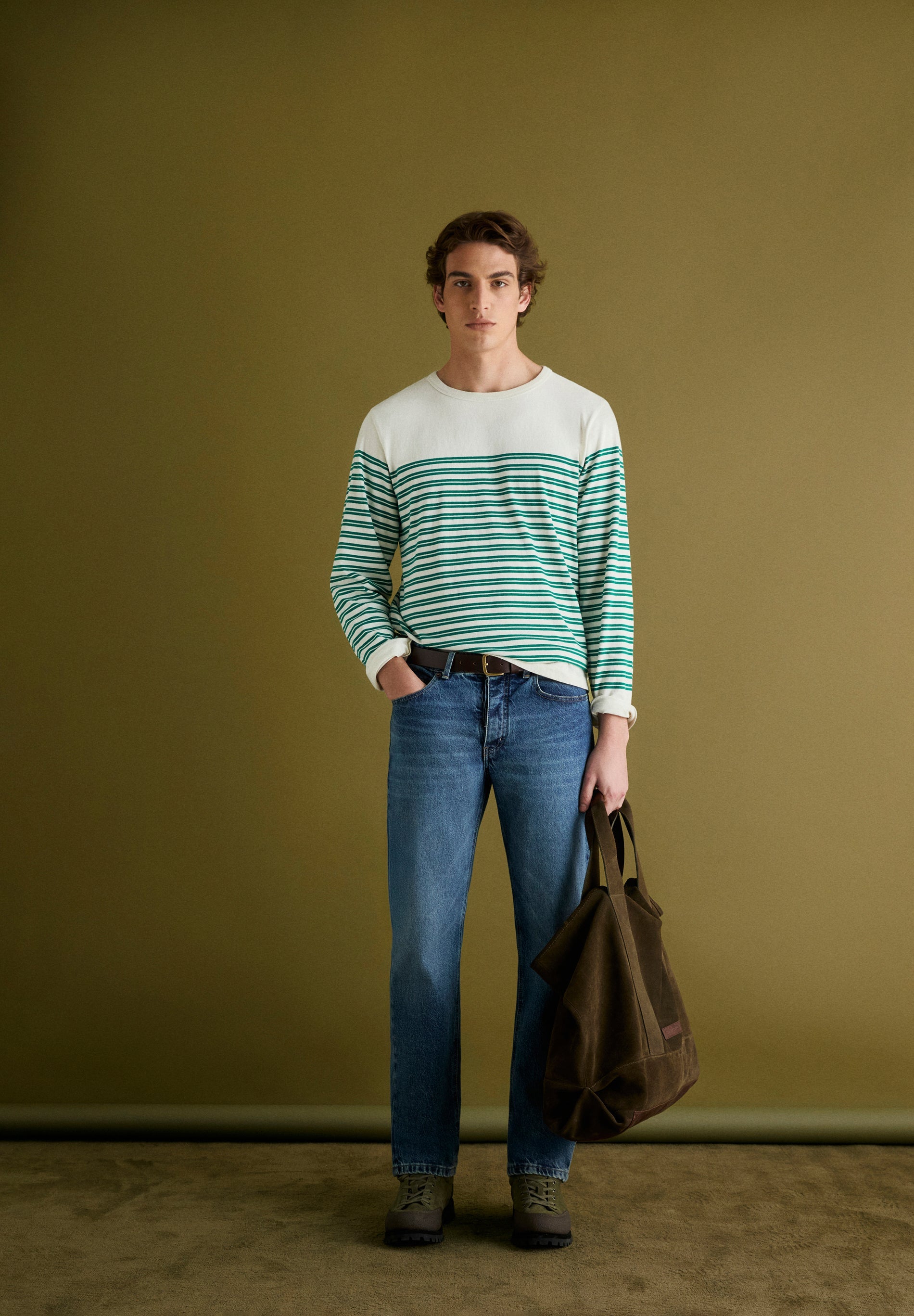 LONG SLEEVE STRIPED T-SHIRT