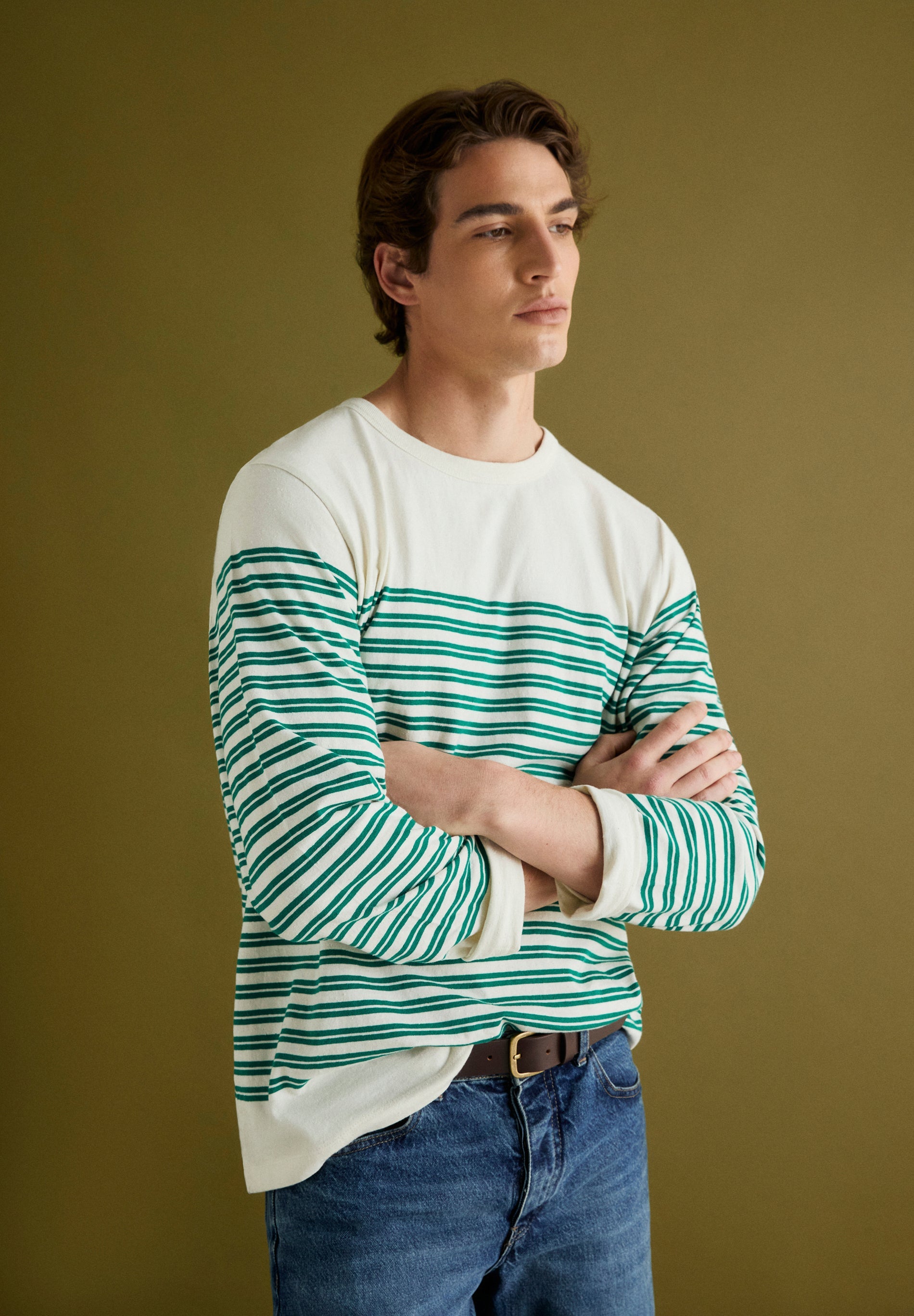 LONG SLEEVE STRIPED T-SHIRT