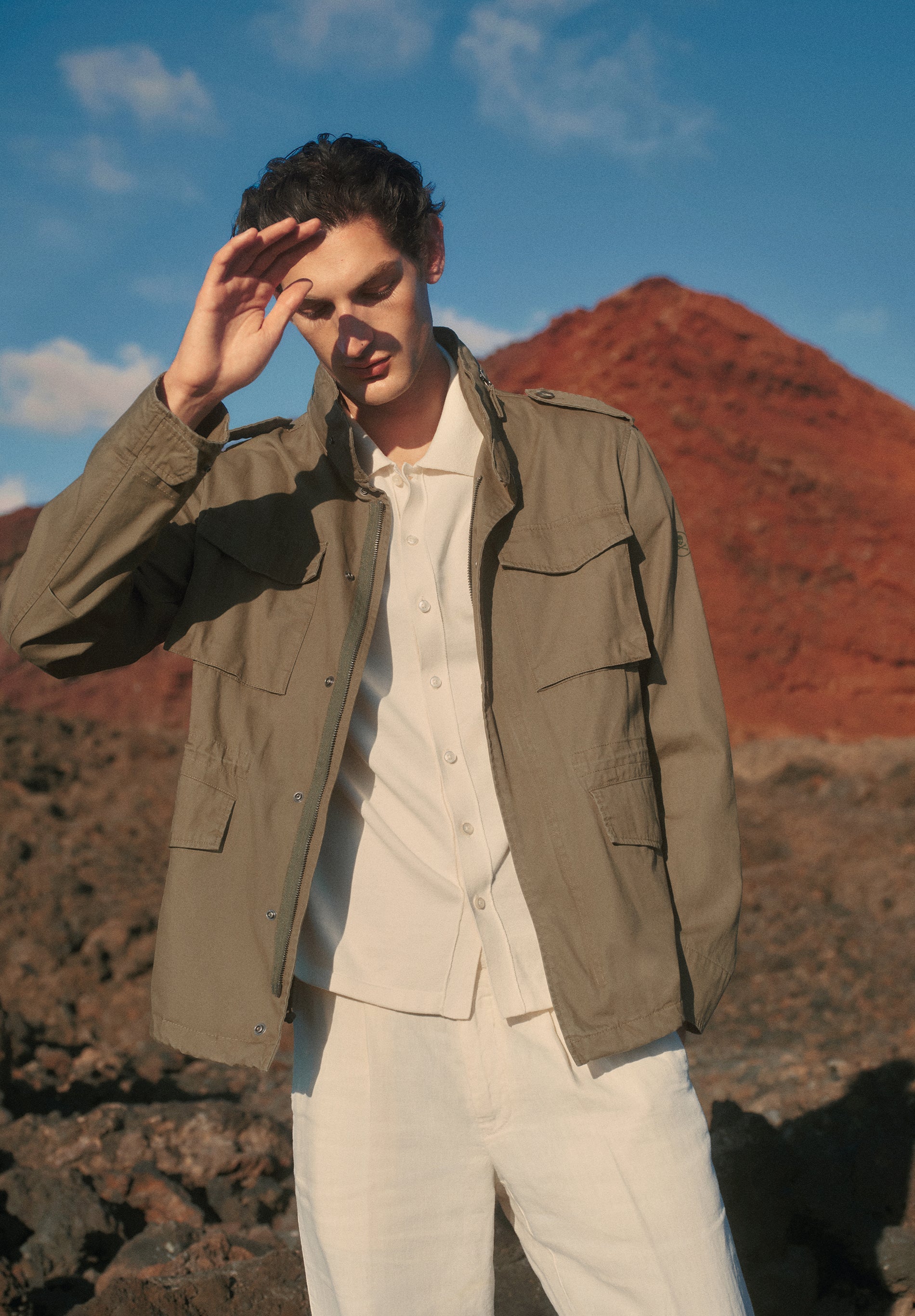MILITARY JACKET WITH POCKETS
