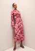 SCTIE VELVET PRINT SKIRT