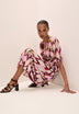 GATHERED PRINT DRESS