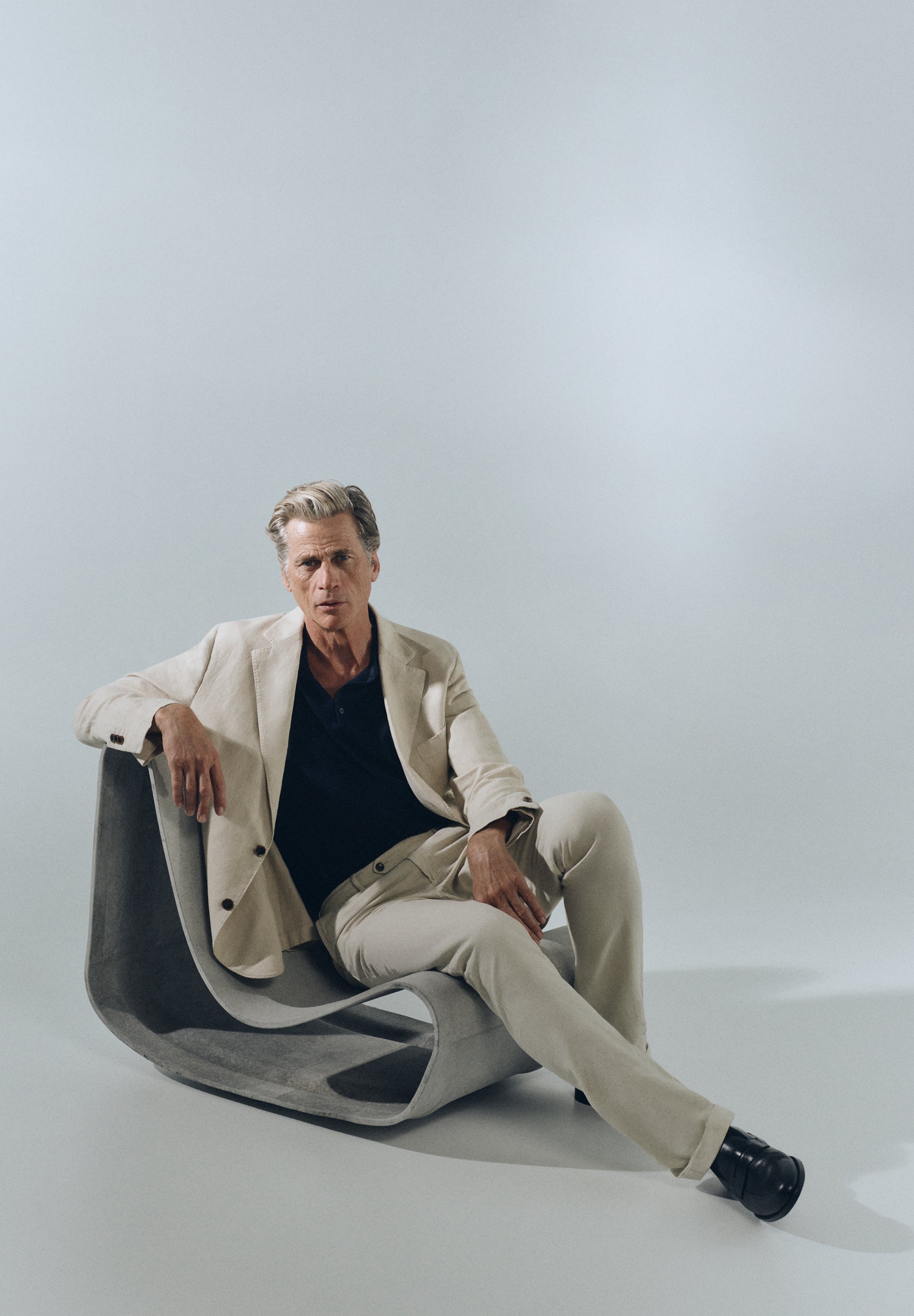 SCDUOMO LINEN SUIT PANTS