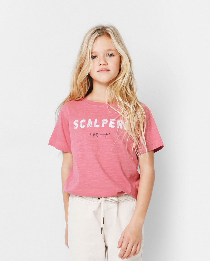 T-SHIRT WITH SCALPERS LOGO